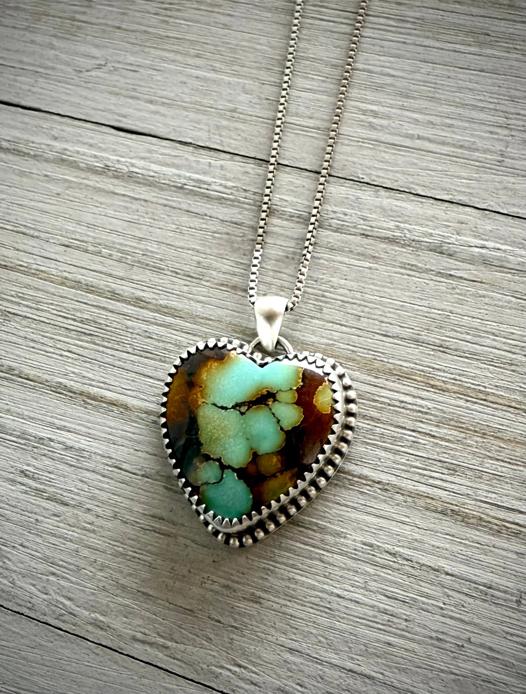 Turquoise Heart Pendant