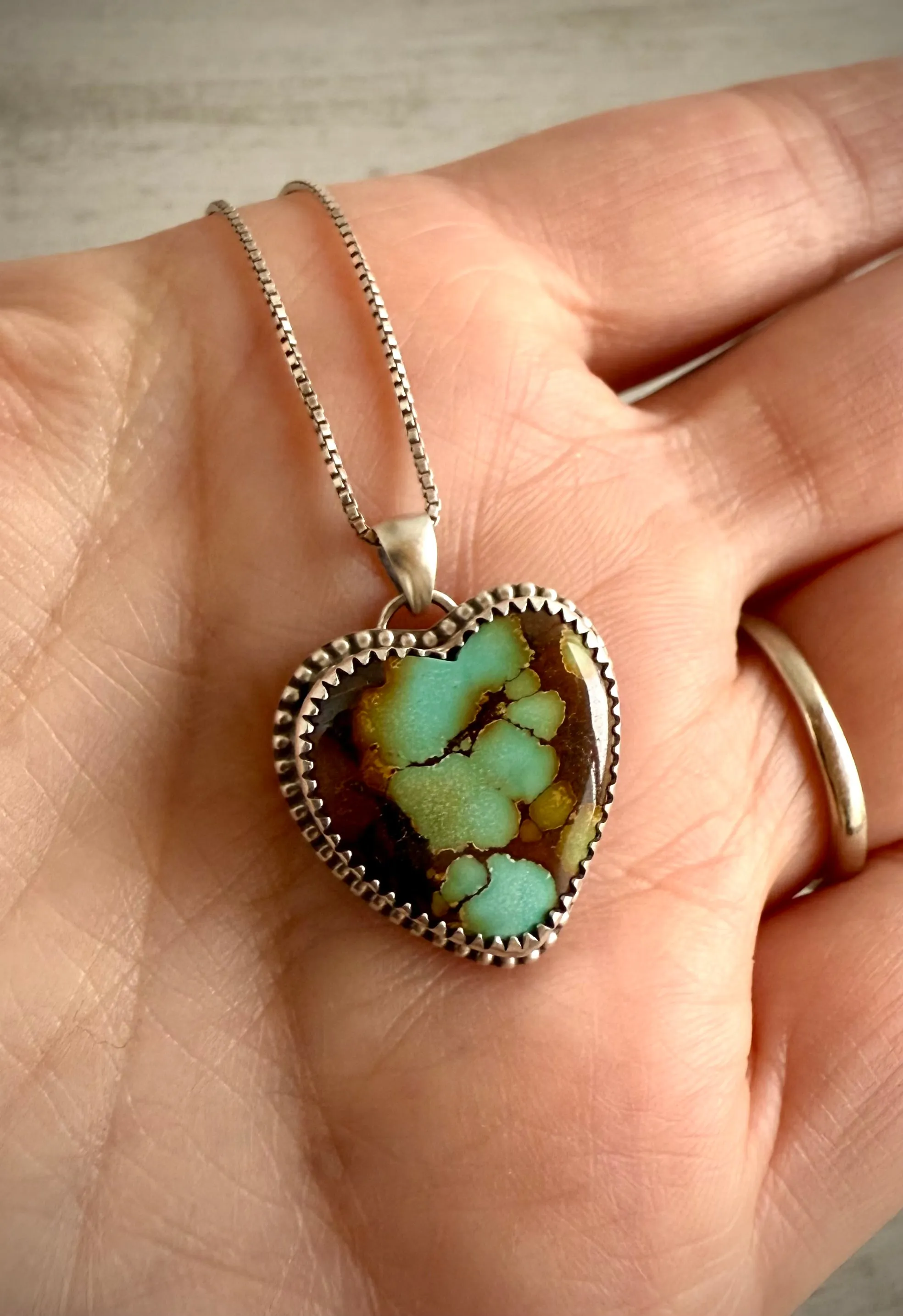 Turquoise Heart Pendant