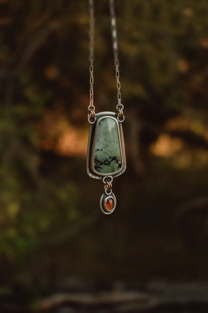 Turquoise   Montana Agate Statement Necklace