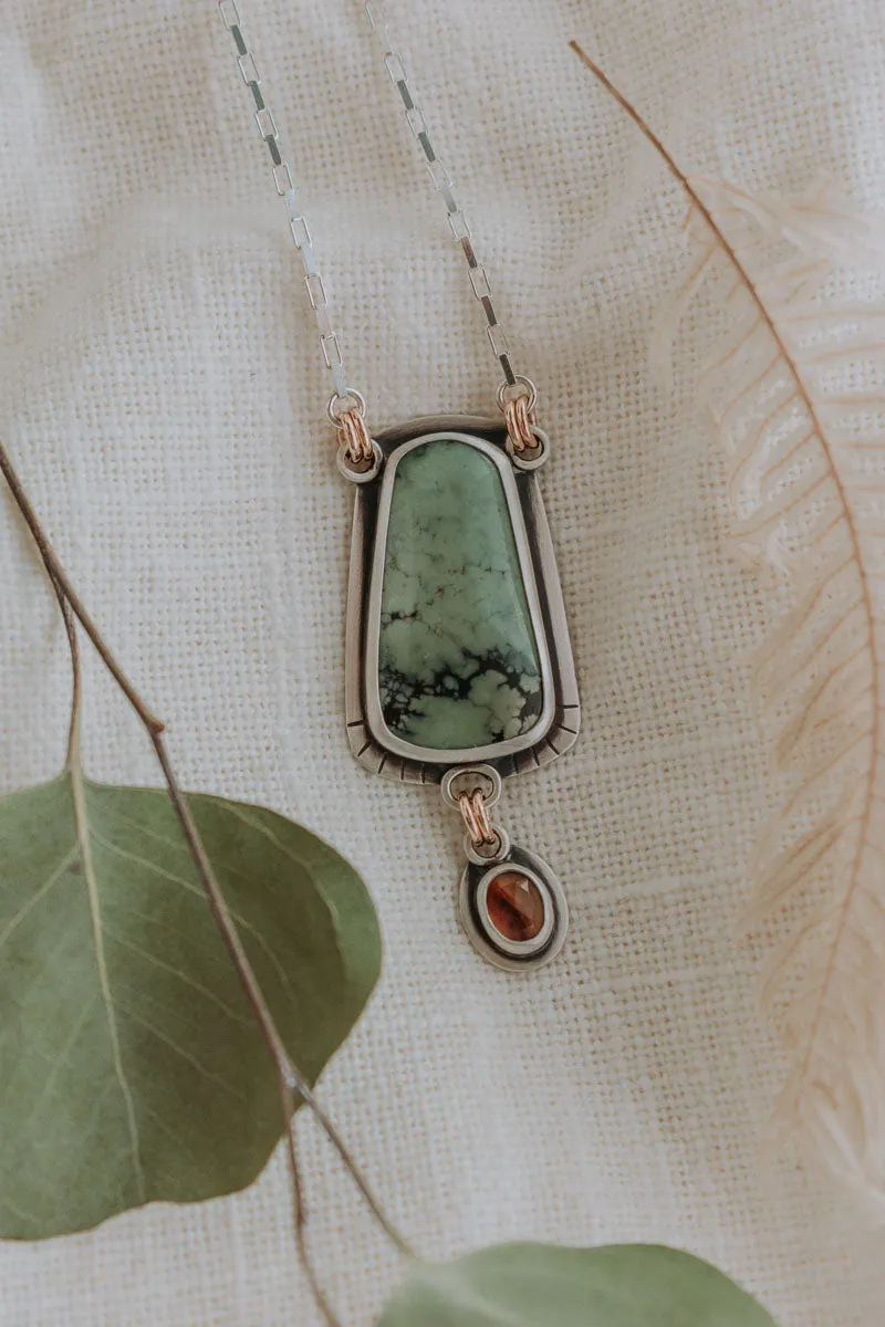 Turquoise   Montana Agate Statement Necklace