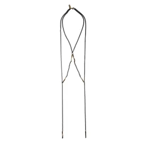 Twist Bar Trapeze Necklace