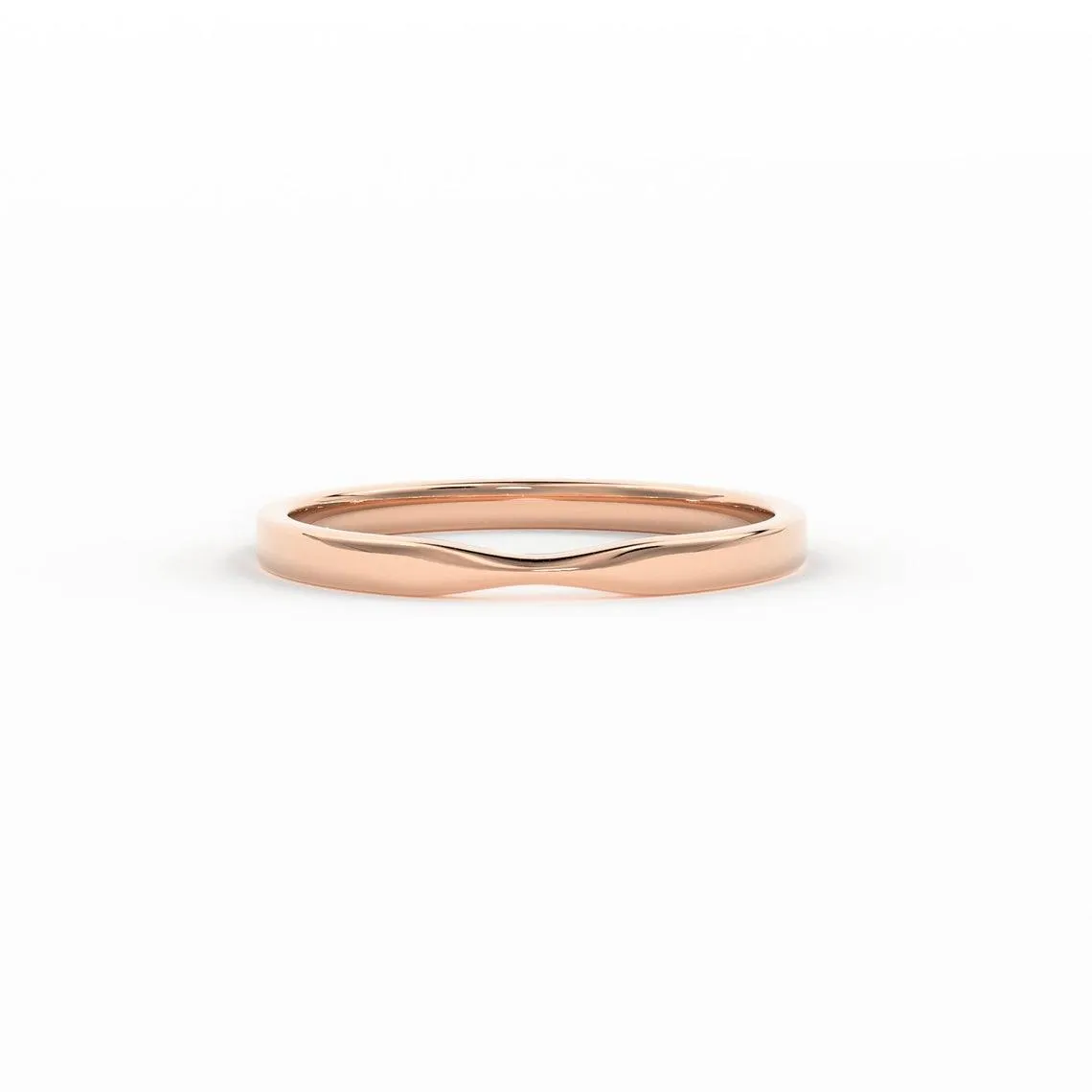 Twisted Gold Wedding Band / 14K Solid Gold Wedding Band / Yellow Gold Ring / Dainty Stacking Ring / Simple Delicate Ring / Thin wedding band