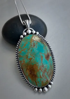 Tyrone Turquoise Pendant