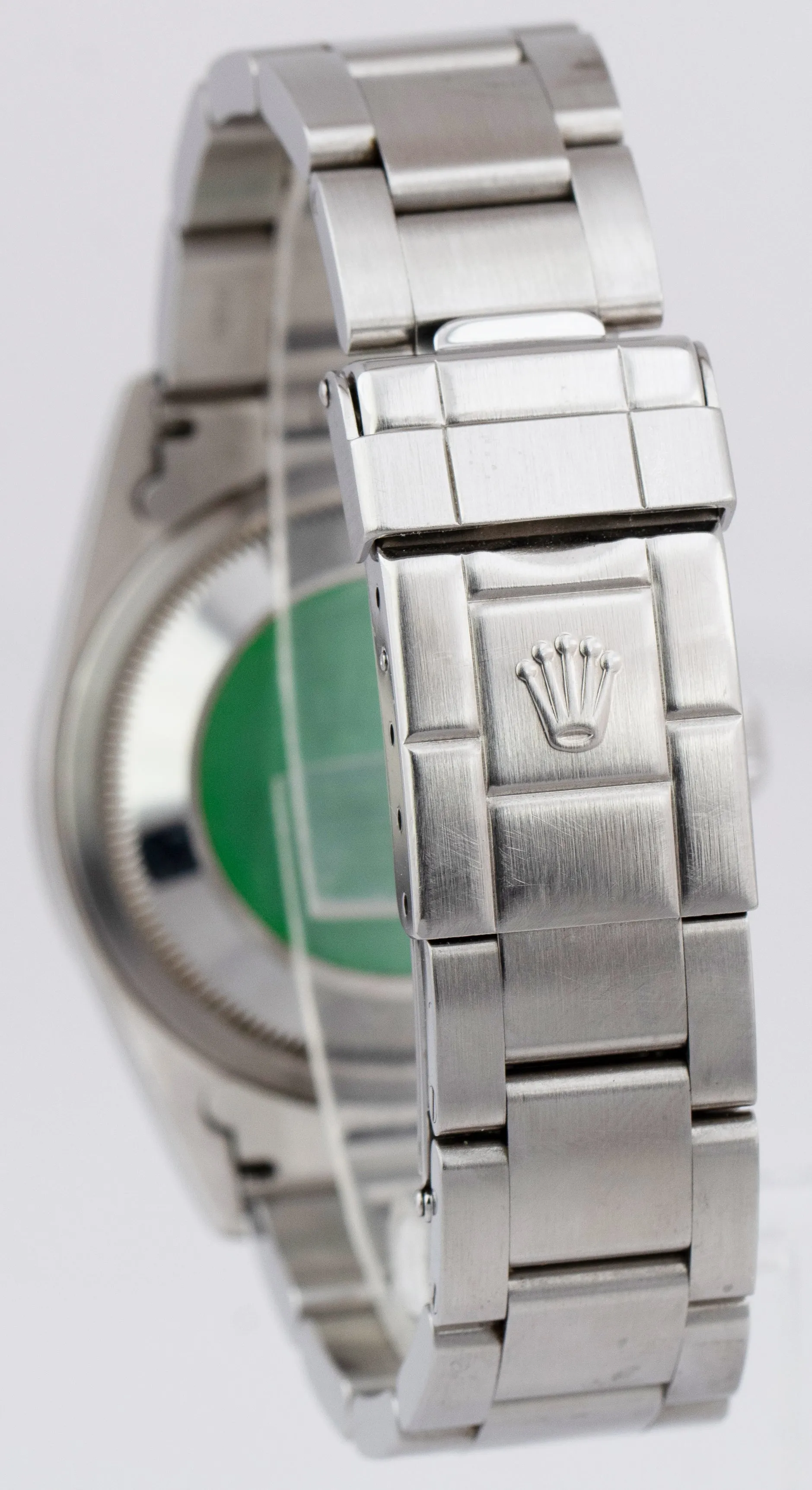 UNPOLISHED Rolex Explorer I Black 36mm Steel Swiss Only Oyster Watch 14270