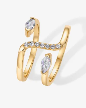 Uraeus Open Band Ring