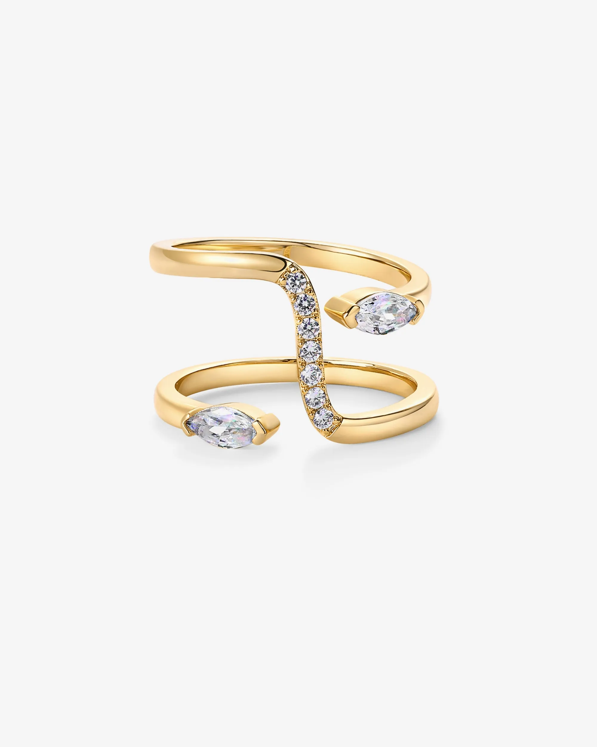 Uraeus Open Band Ring