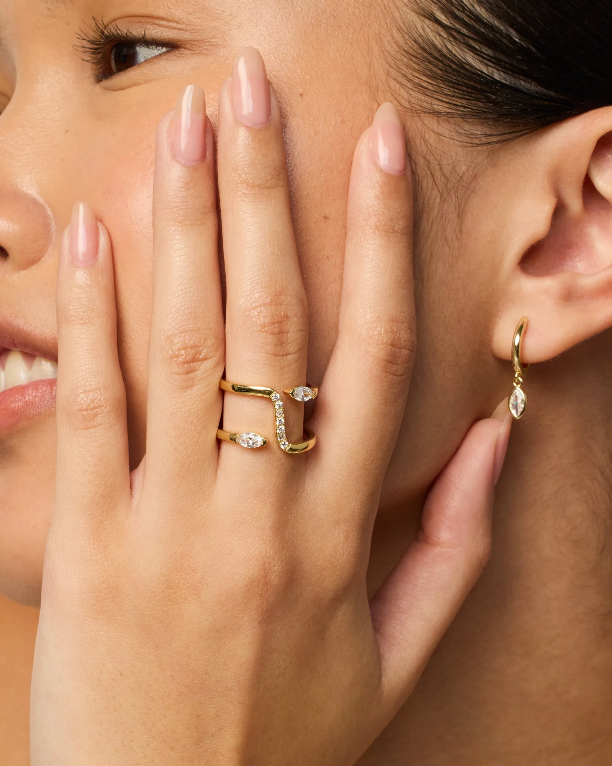 Uraeus Open Band Ring
