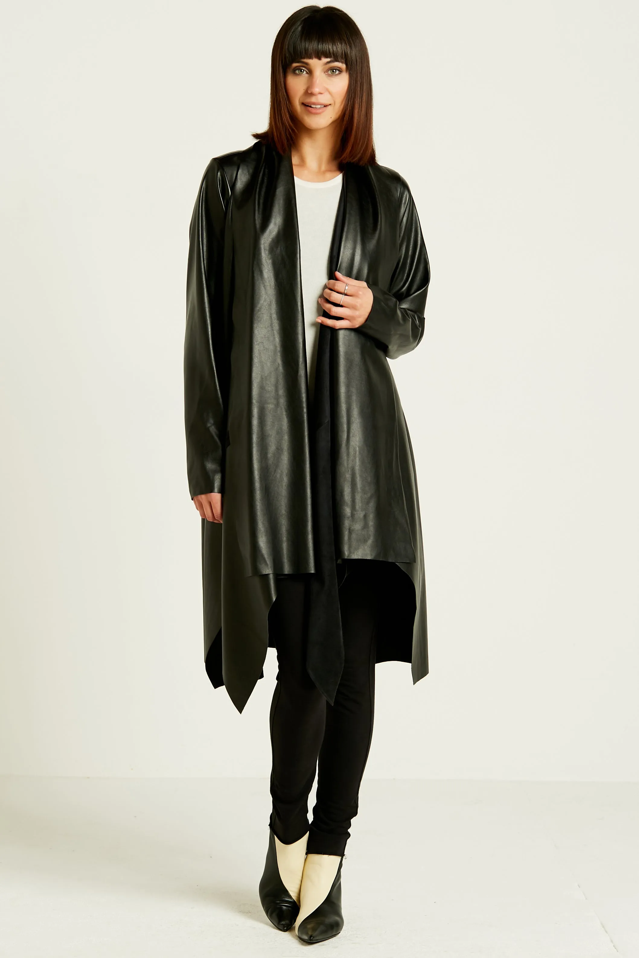 Vegan Leather Duster