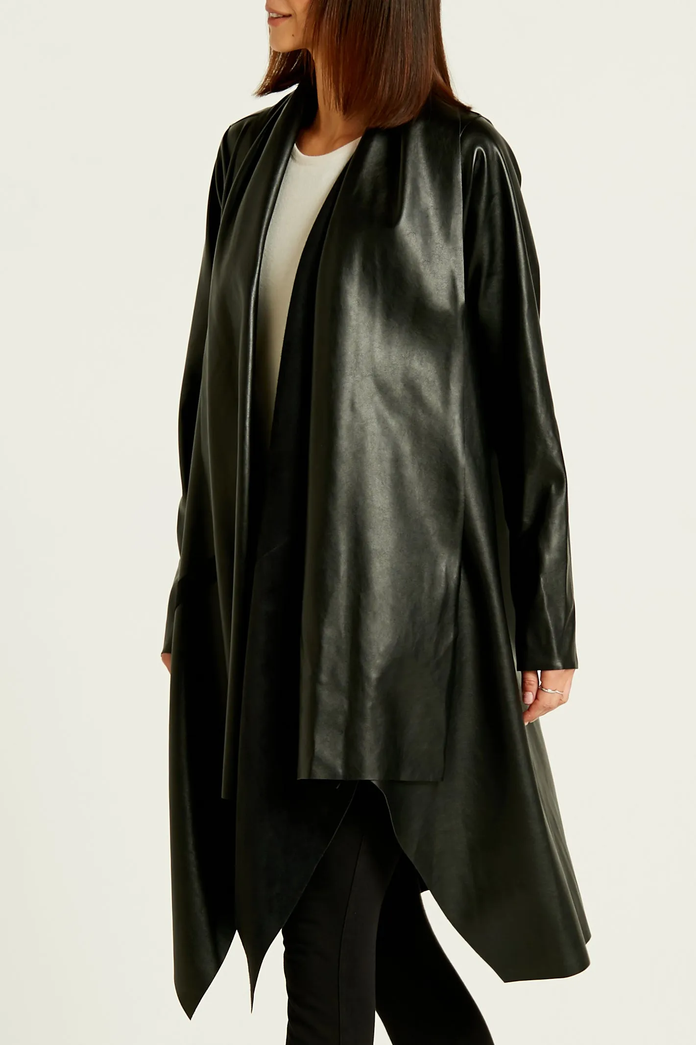 Vegan Leather Duster