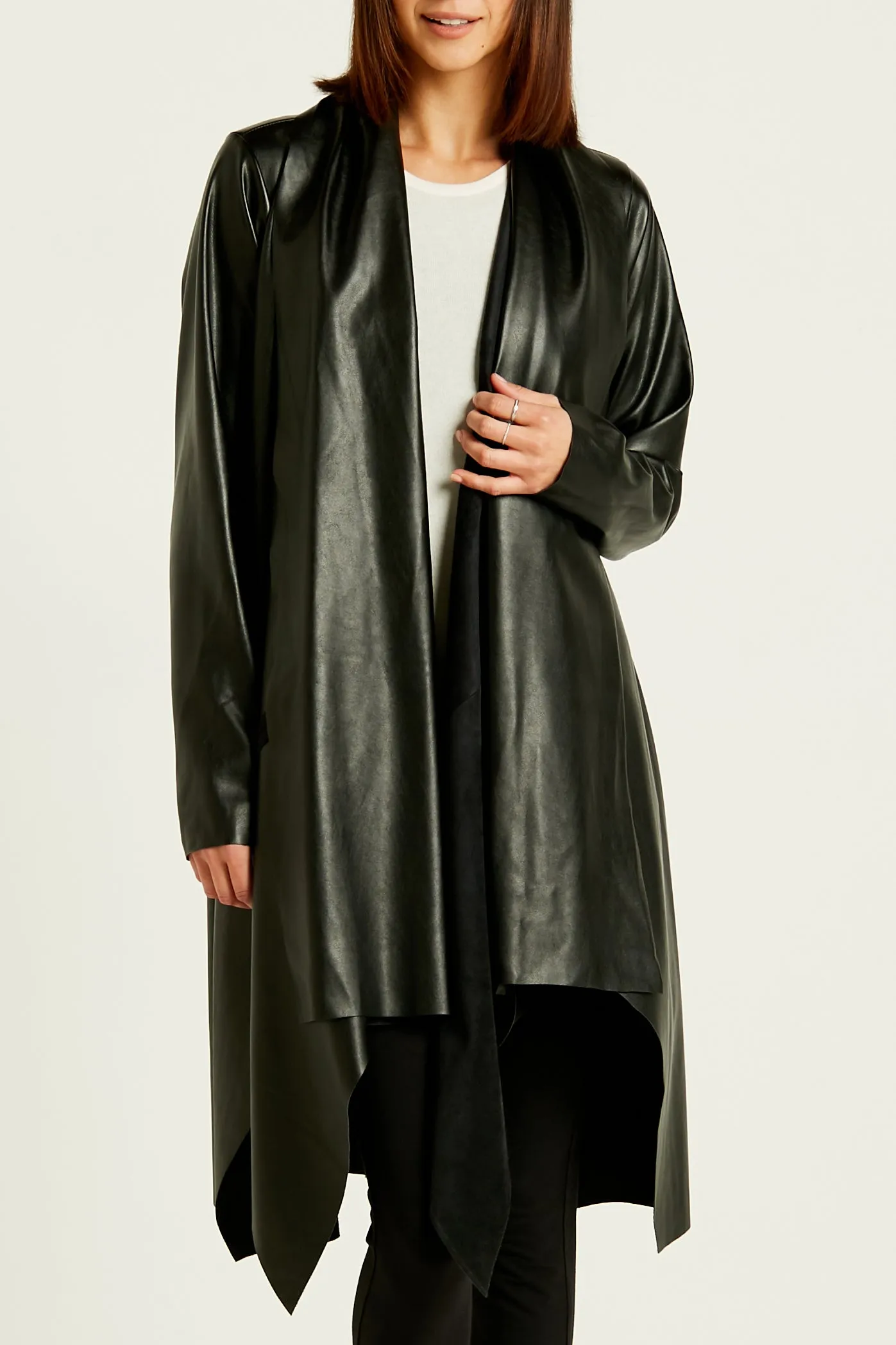 Vegan Leather Duster