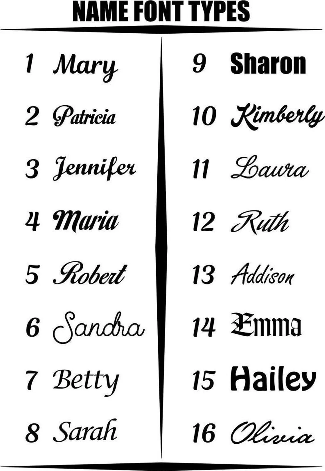 Vertical Name Necklace