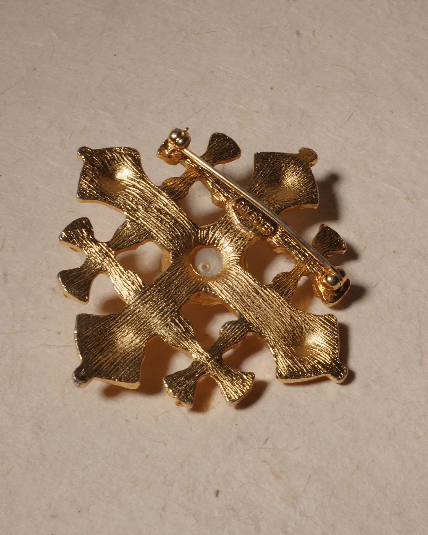 Vintage Byzantine Cross Brooch