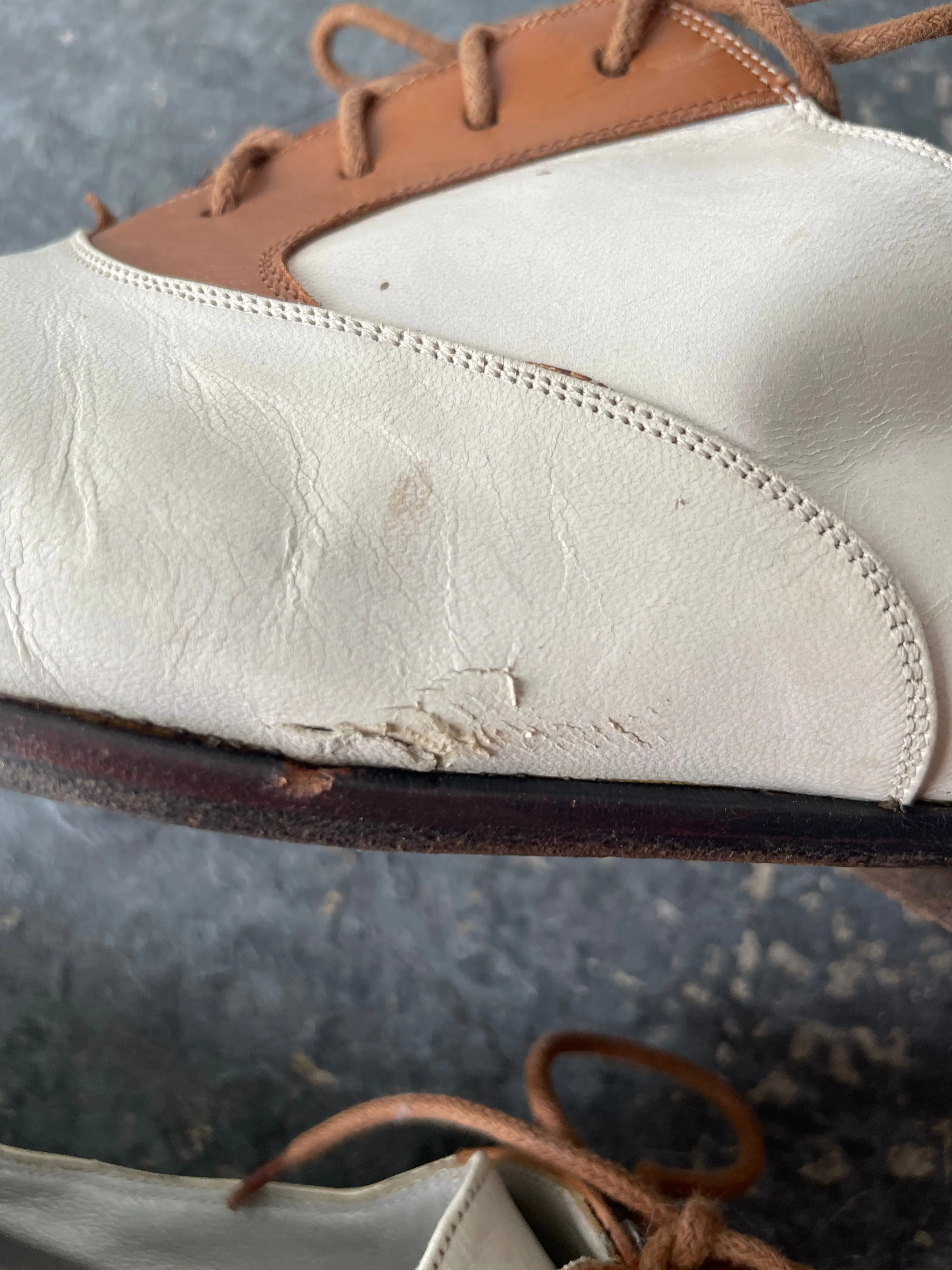 Vintage Lorenzo Banfi Two-Tone Oxfords