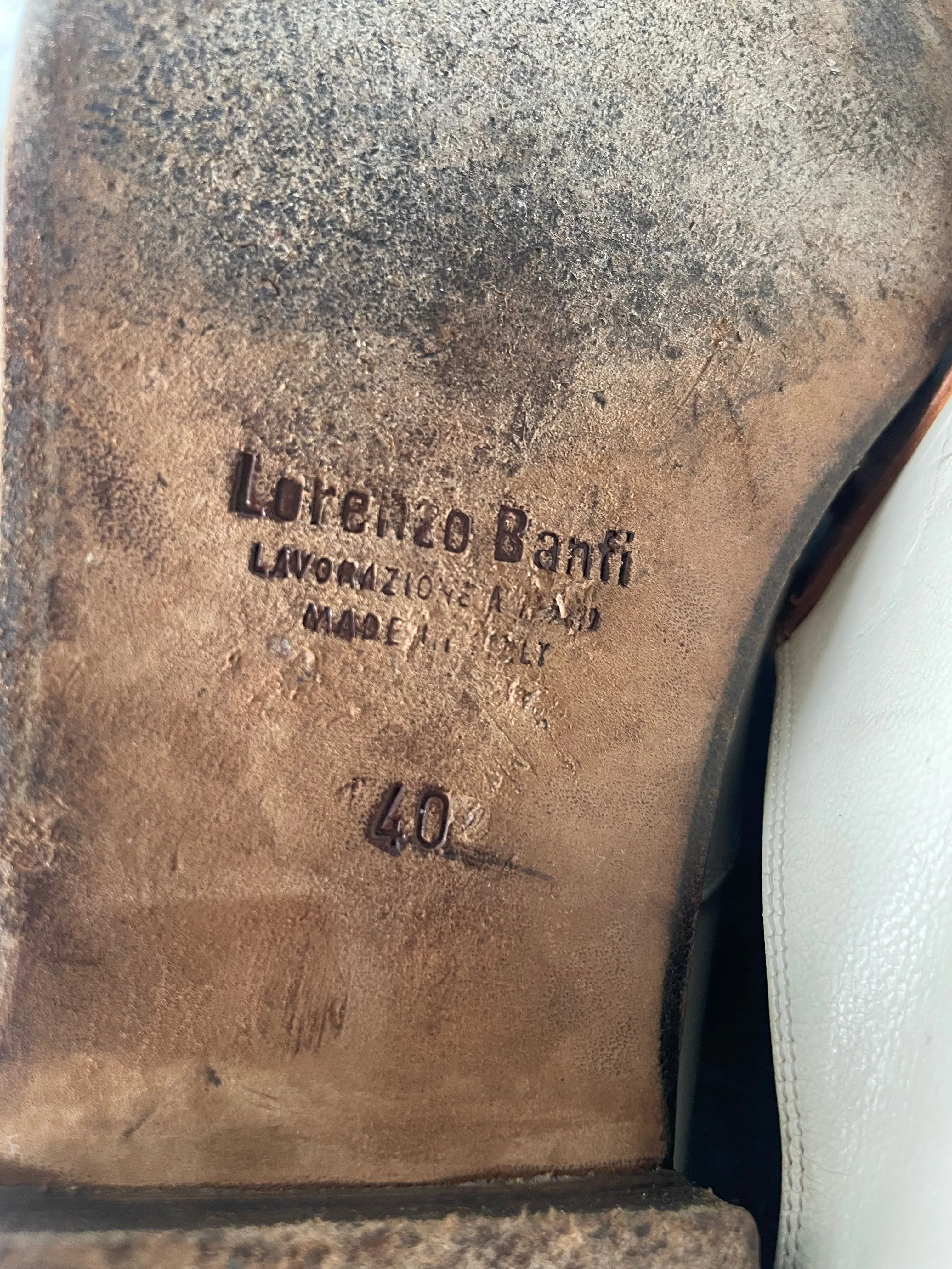Vintage Lorenzo Banfi Two-Tone Oxfords