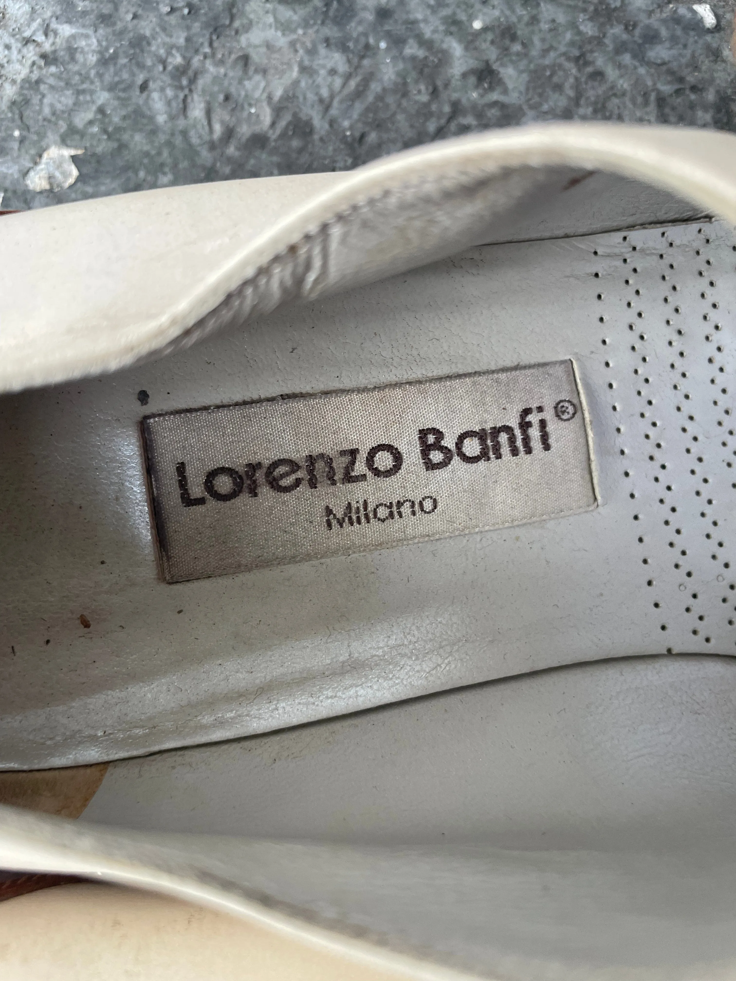 Vintage Lorenzo Banfi Two-Tone Oxfords