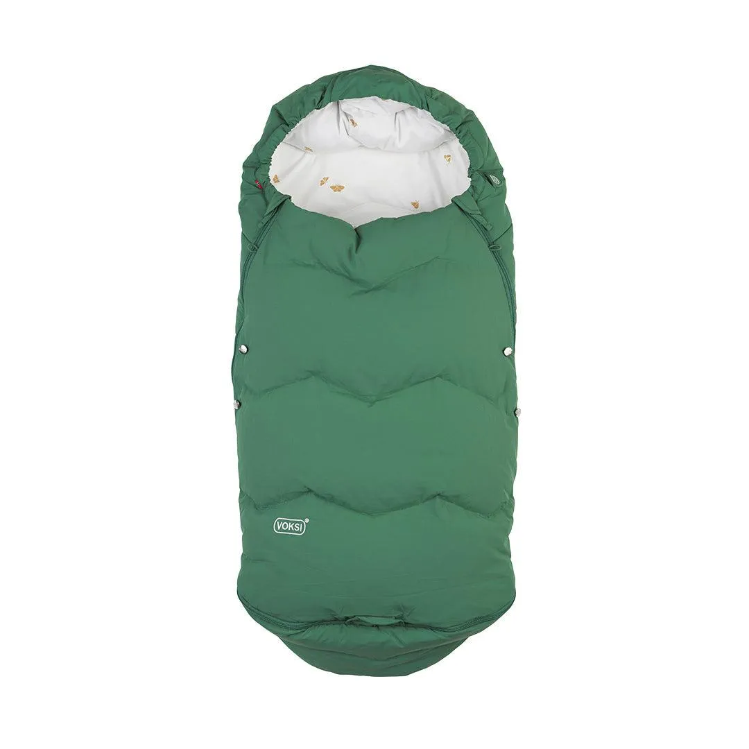 Voksi Explorer All Seasons Universal Pushchair Footmuff - Grass Green