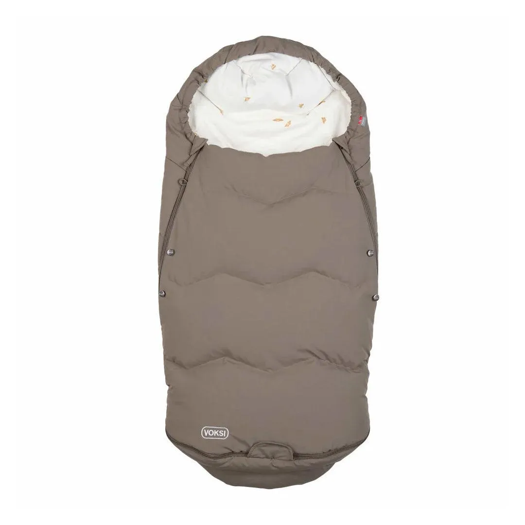 Voksi Explorer All Seasons Universal Pushchair Footmuff - Walnut