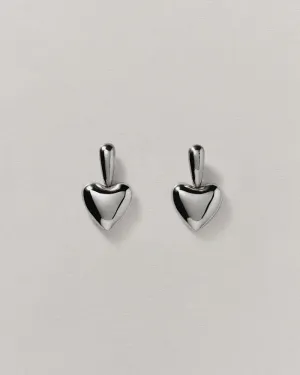 Voluptuous Heart Drop Earrings