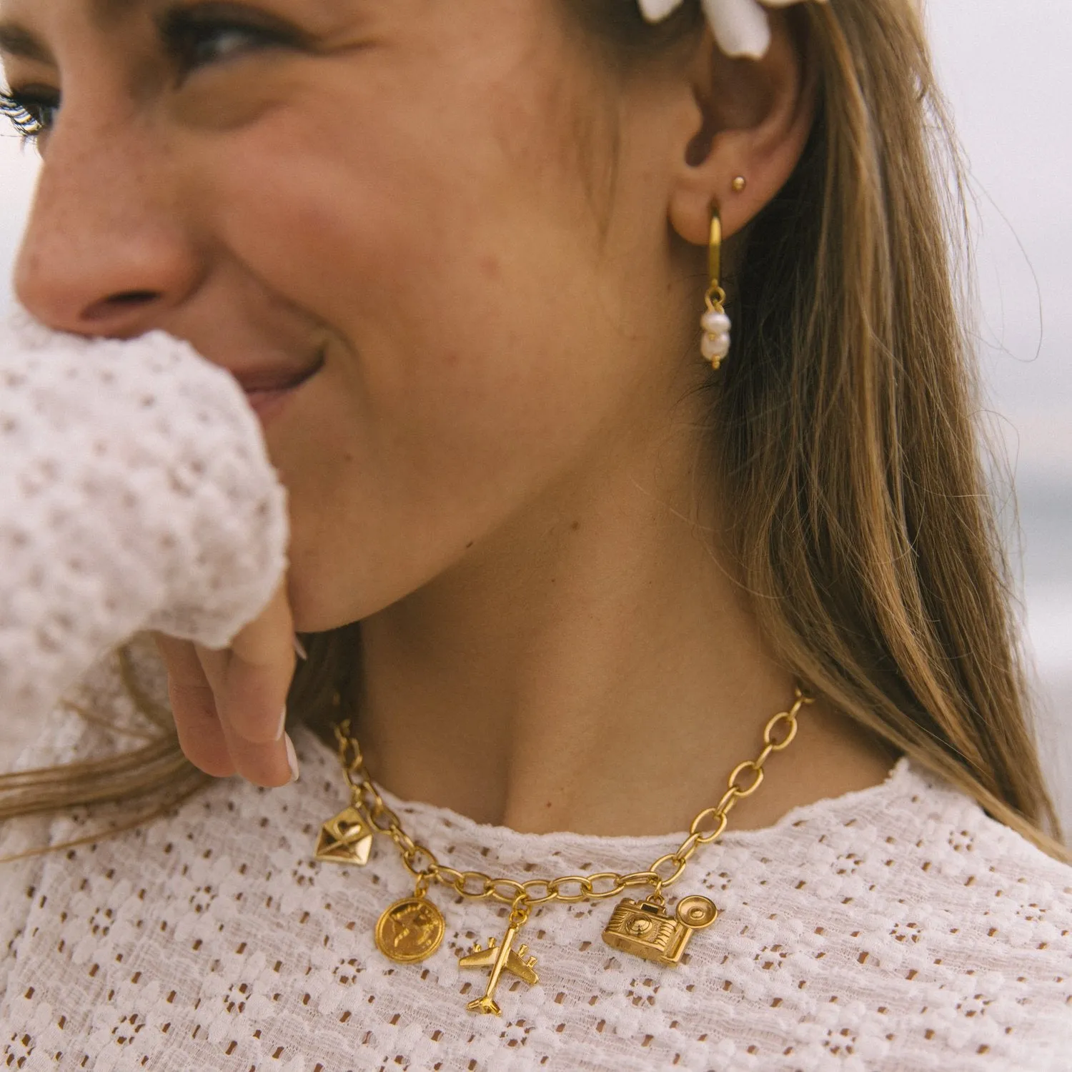 Voyage Travel Charm Necklace