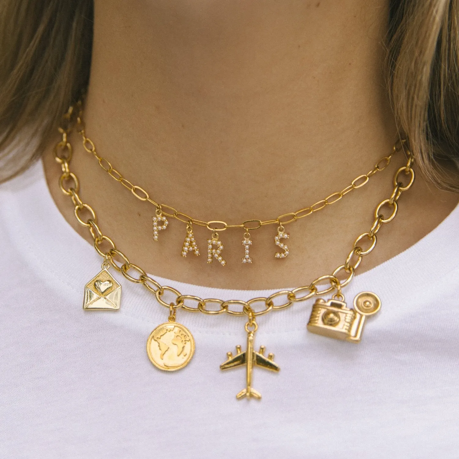 Voyage Travel Charm Necklace