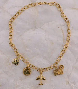 Voyage Travel Charm Necklace