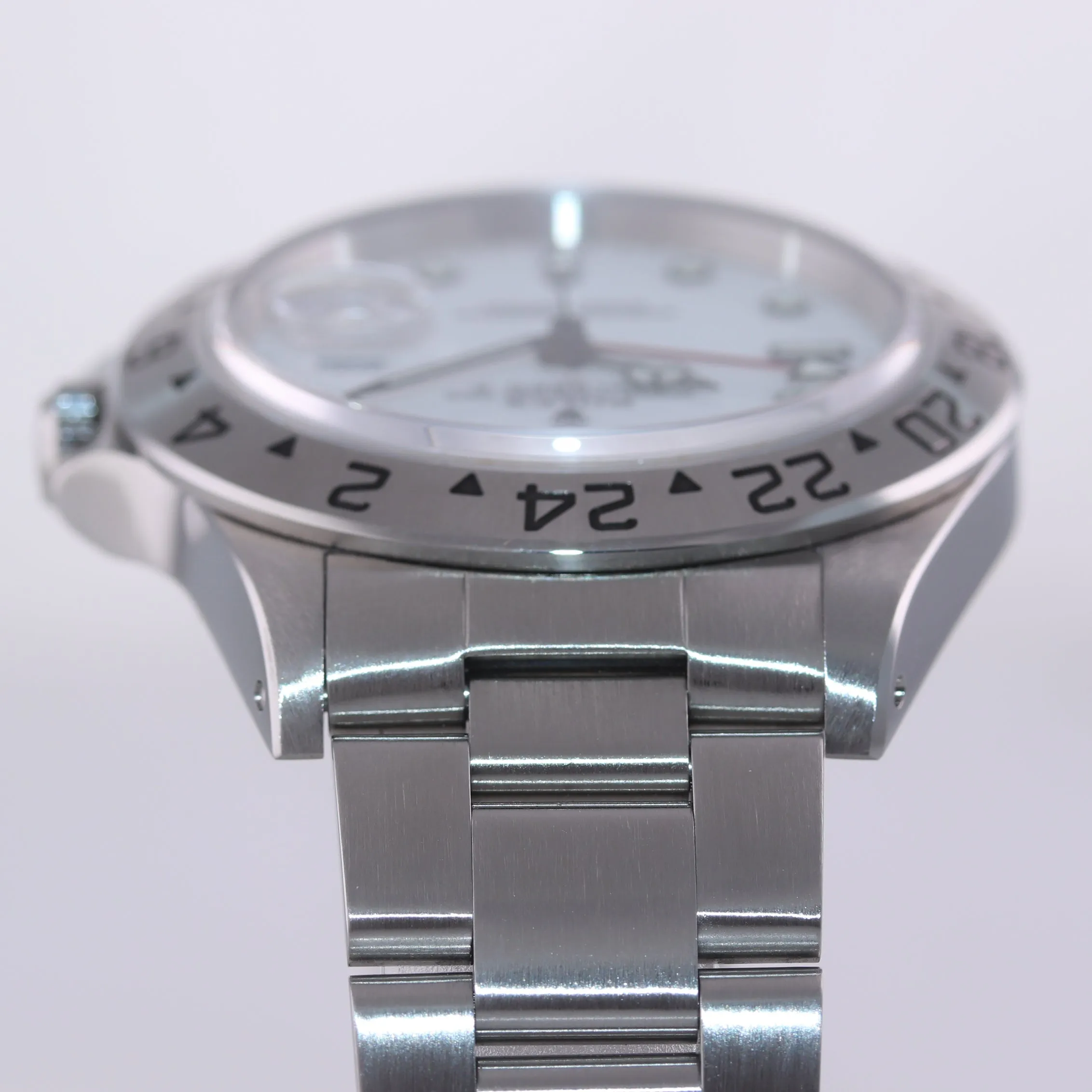WARRANTY PAPERS Rolex Explorer II Swiss Only White 16570 Polar Date GMT Watch