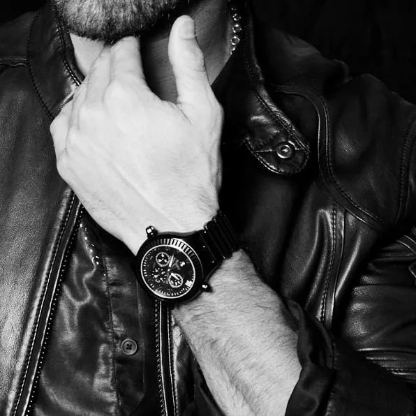 Watch - Aire Parlay Ambidextrous Watch (Black) For Men