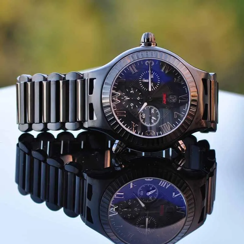 Watch - Aire Parlay Ambidextrous Watch (Black) For Men