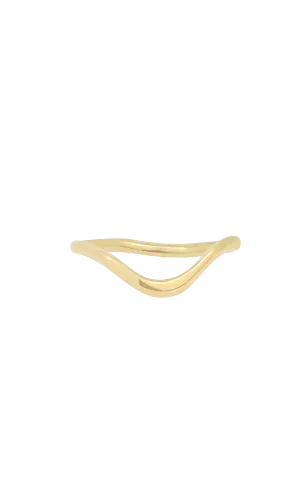 Wave Wedding Band