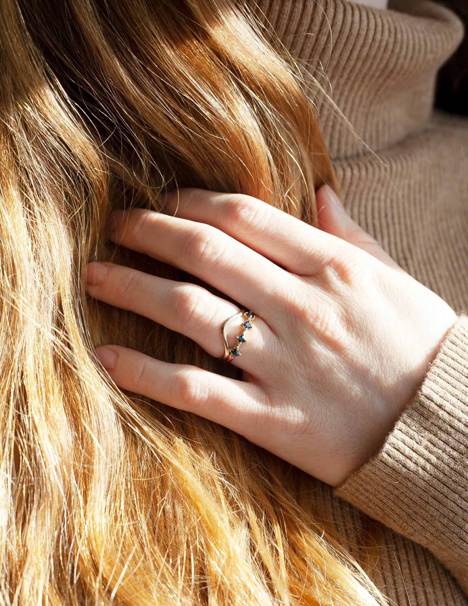 Wave Wedding Band