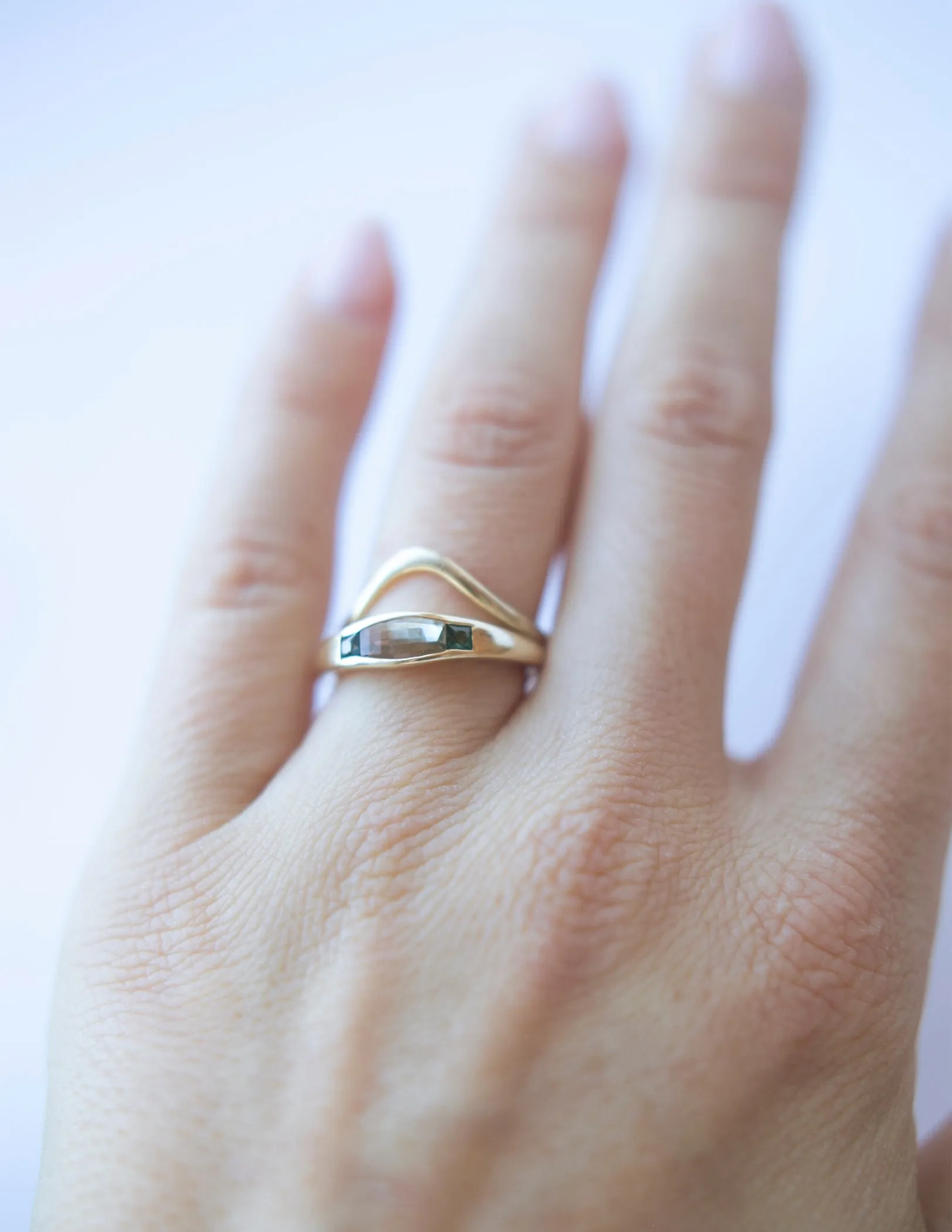 Wave Wedding Band