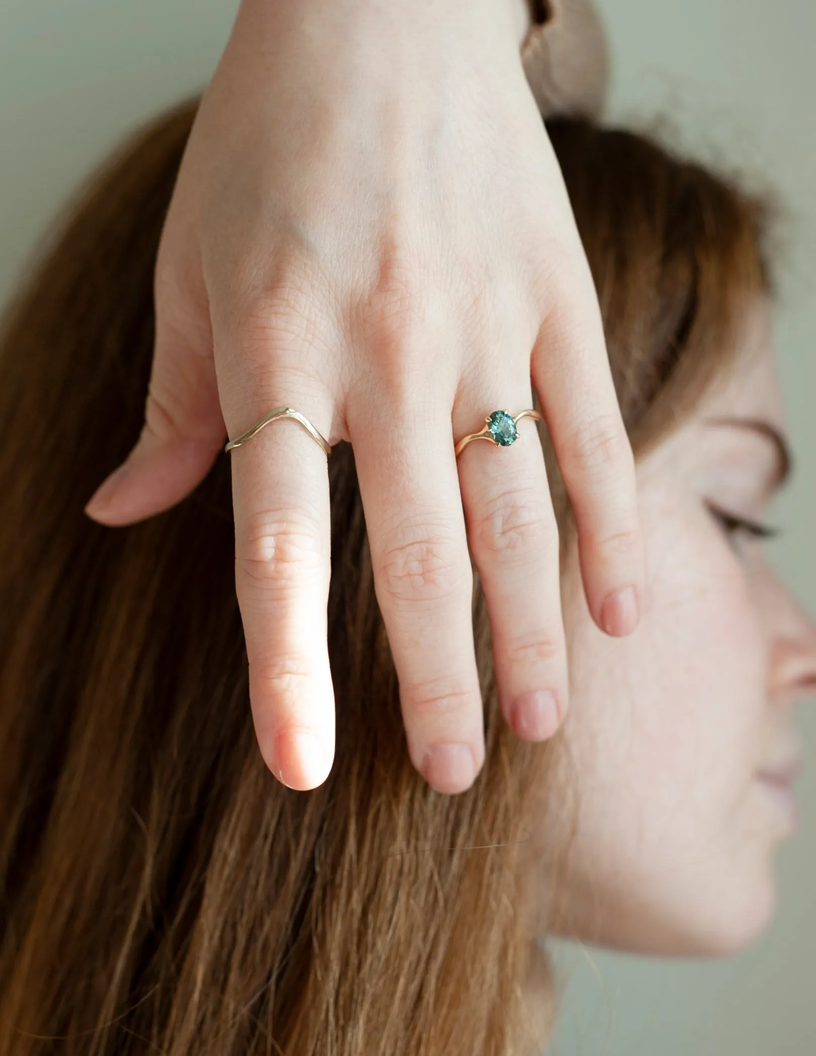 Wave Wedding Band