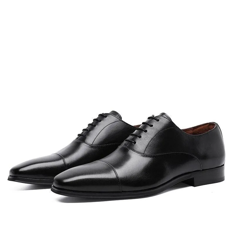 West Louis™ British Business Office Leather Oxford Shoes