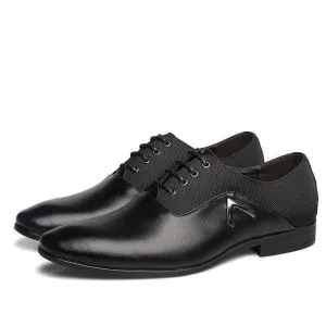 West Louis™ Leather Elegant Design Casual Oxfords