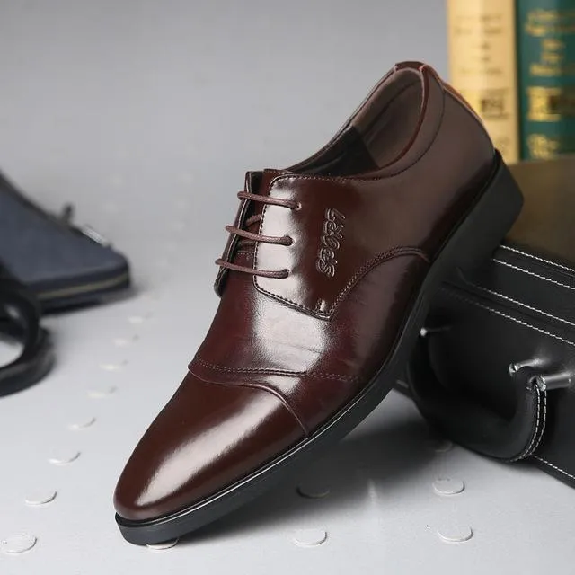 West Louis™ Oxfords Gentlemen Dress Leather Shoes