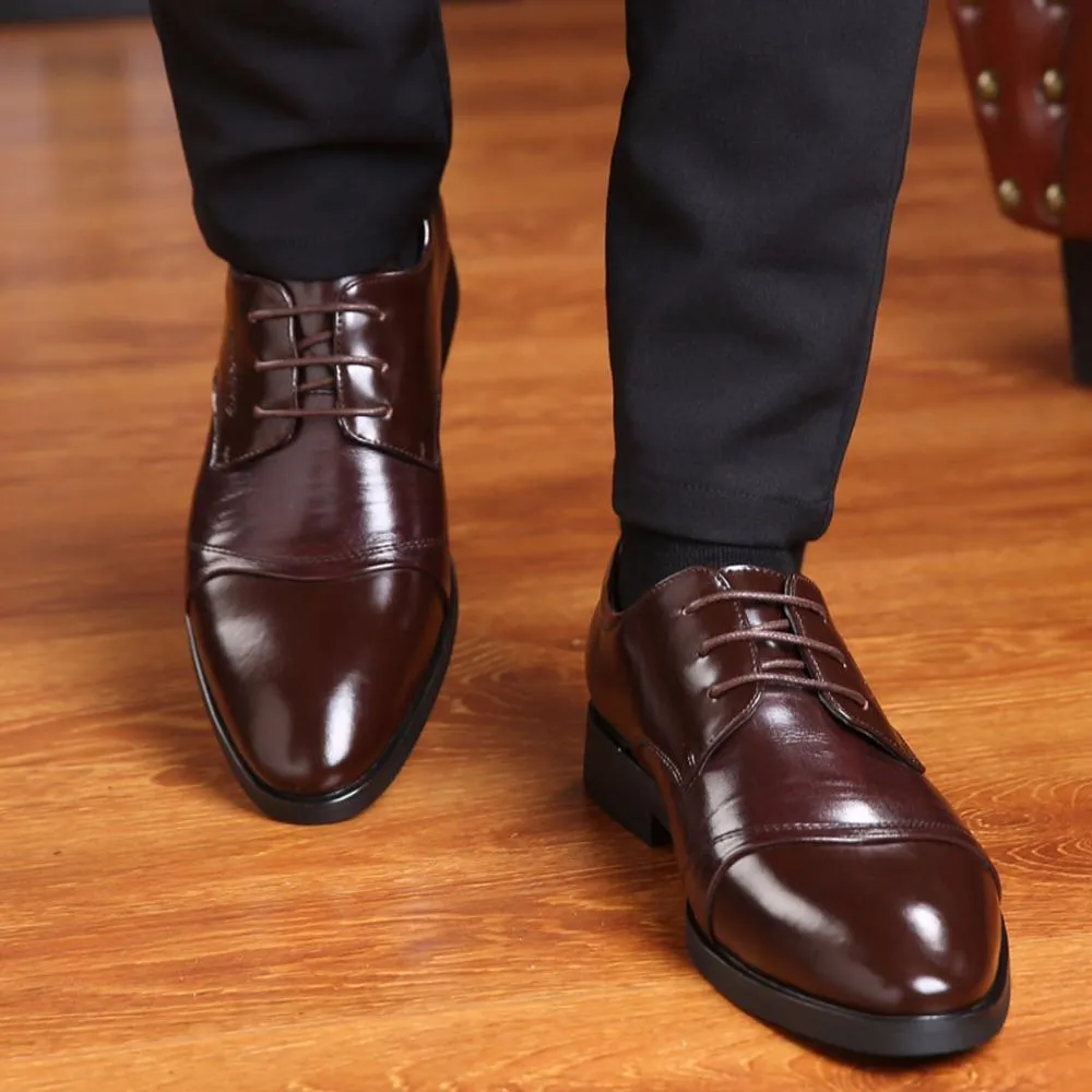 West Louis™ Oxfords Gentlemen Dress Leather Shoes