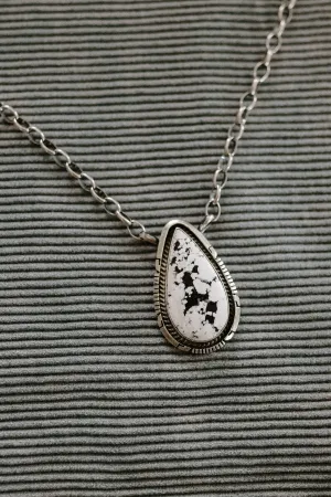 White Buffalo Statement Necklace