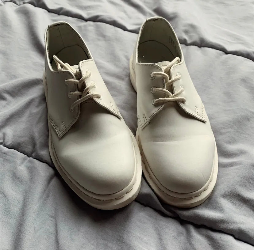 White Mono Oxfords