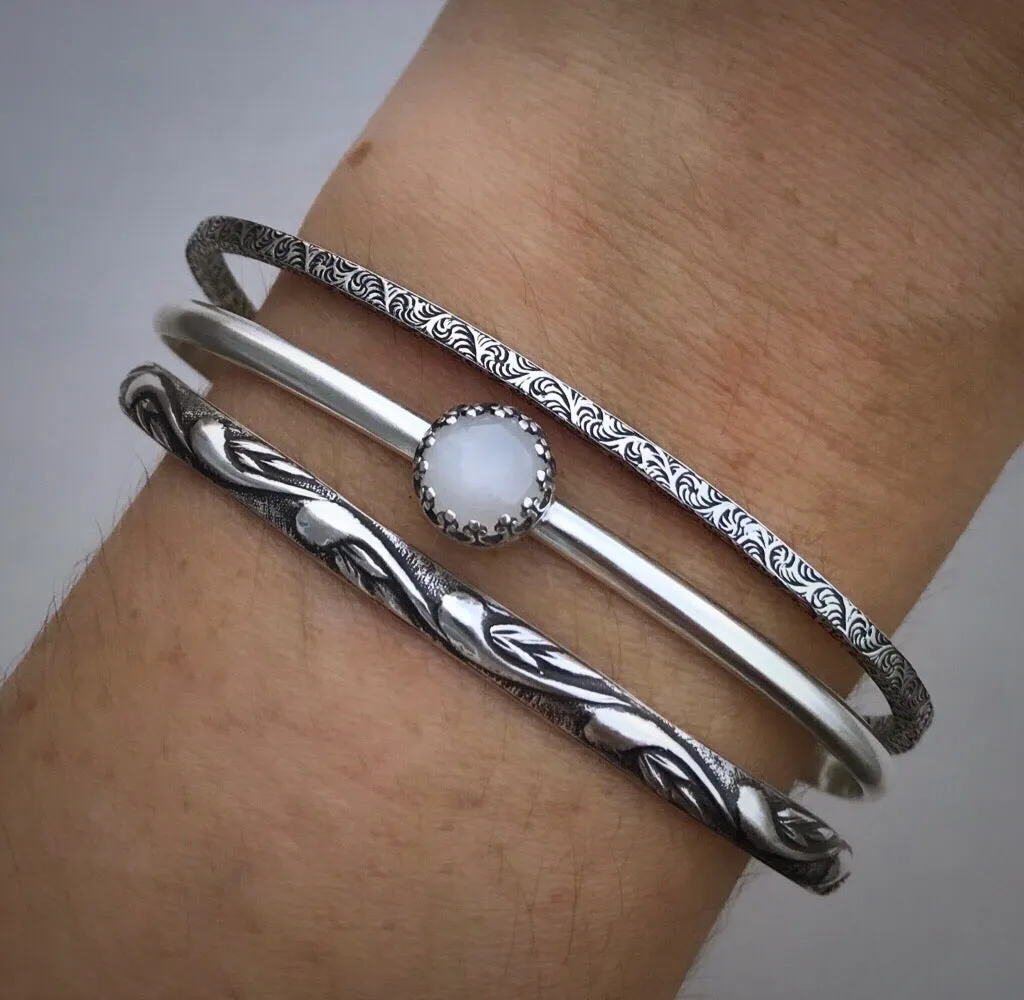 White Moonstone Stack
