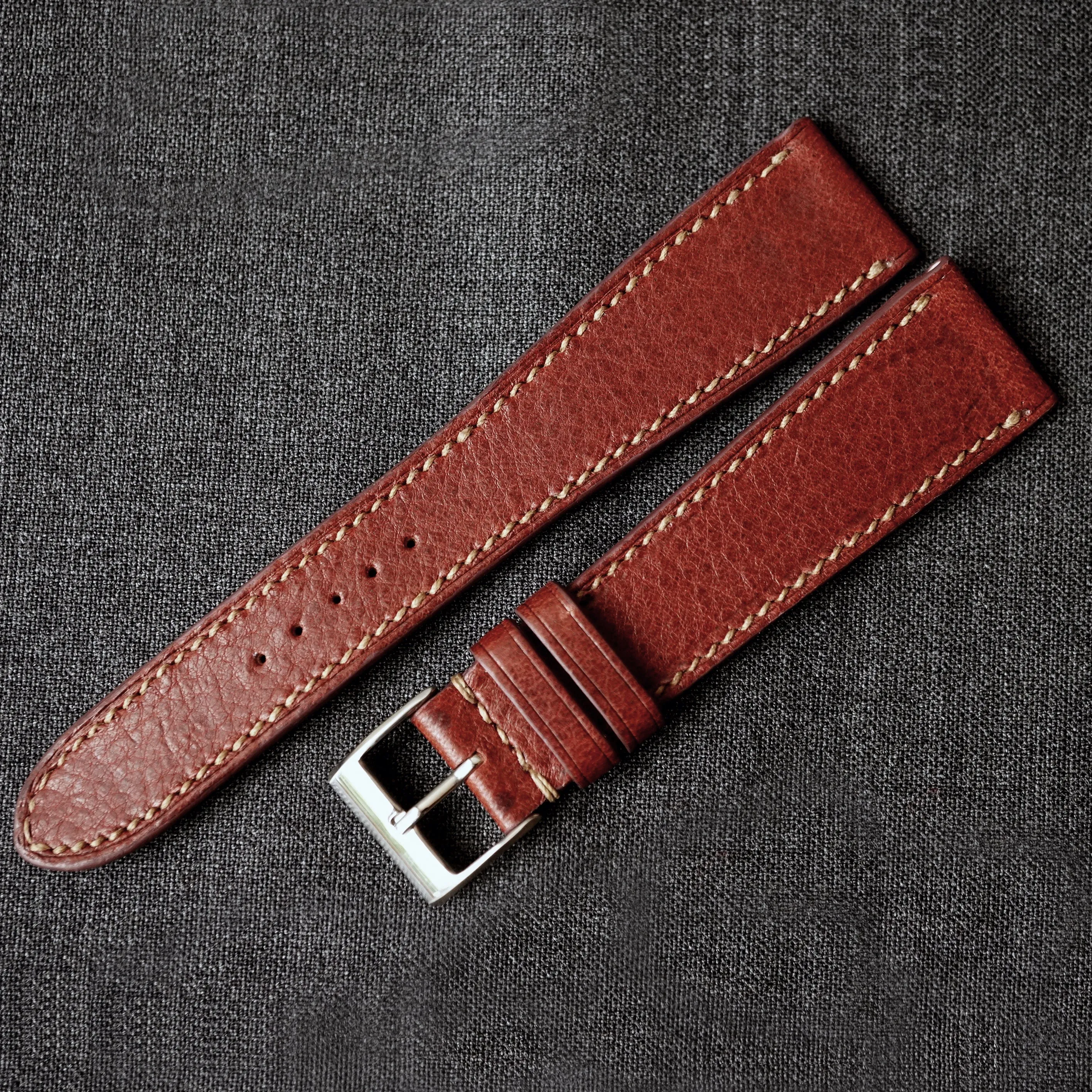 WINE BOX CALF CUSTOM MADE STRAP
