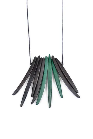 Wooden Spike Necklaces