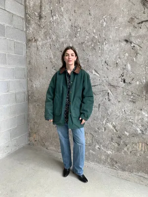 Woolrich flannel-lined chore jacket