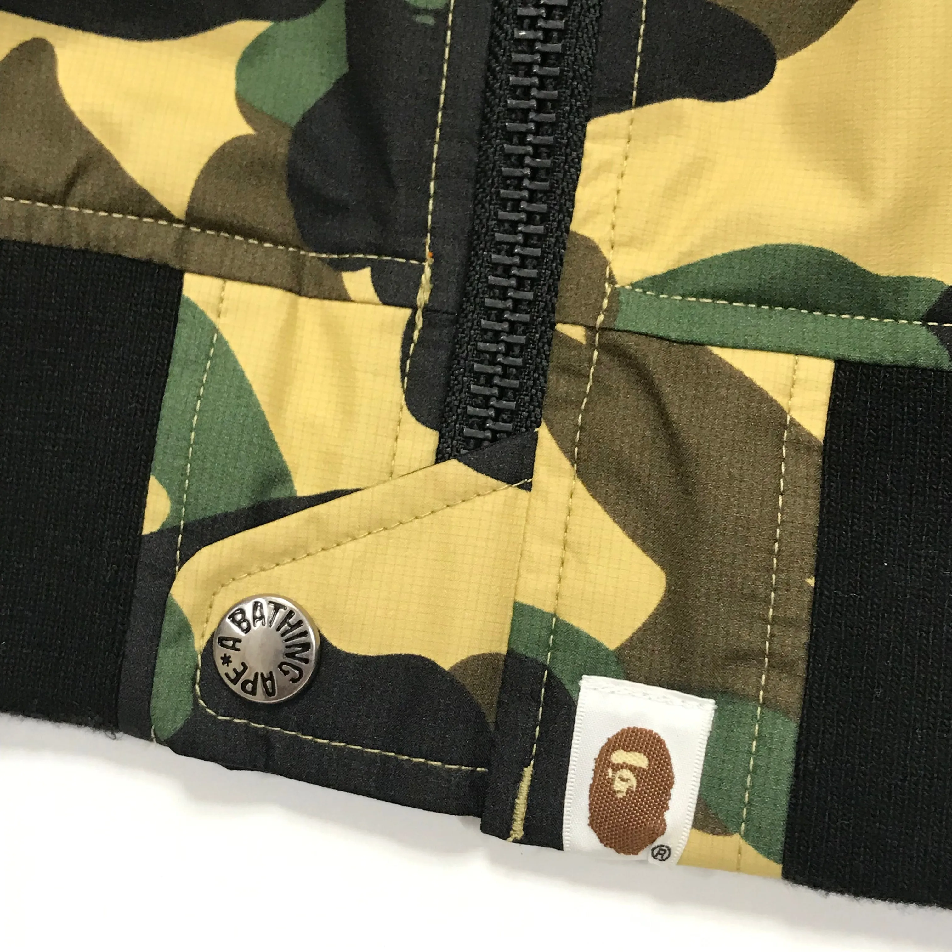 [XL] A Bathing Ape Bape 1st Camo Gore Windstopper MA-1 Jacket