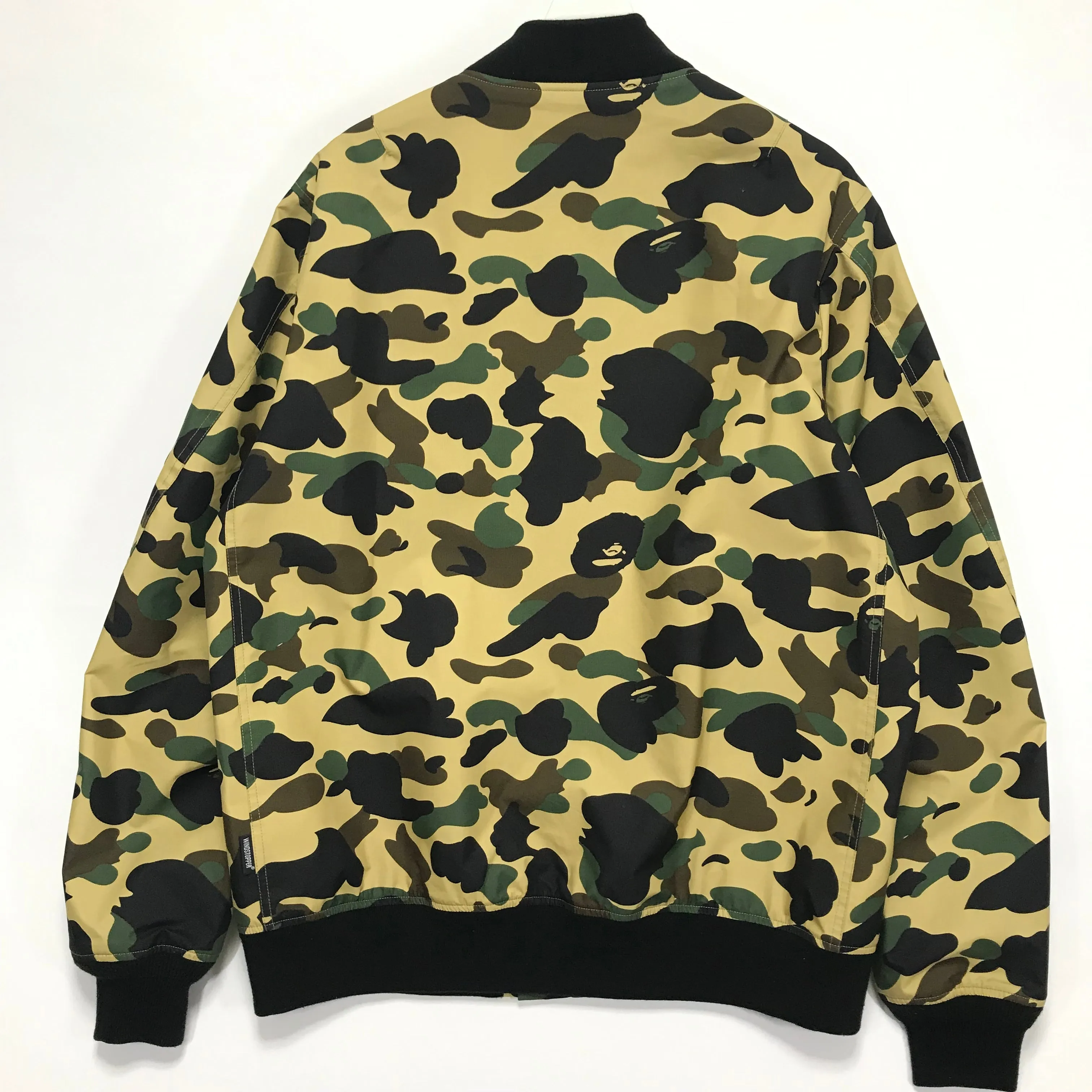 [XL] A Bathing Ape Bape 1st Camo Gore Windstopper MA-1 Jacket